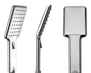 Душевая лейка Bossini Agua Life B00177.030 кнопка напора воды хром